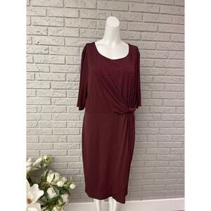 Alexa B Nites Sparkle Shift Dress Size XL